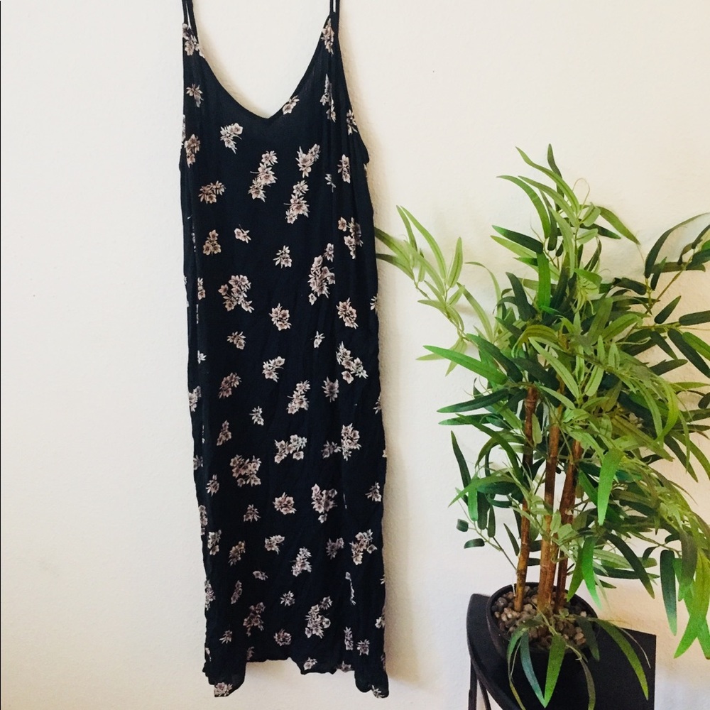 Flower dress ankle length.